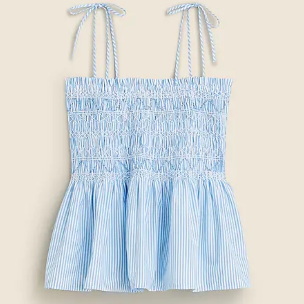J crew Paloma stripped babydoll nwt